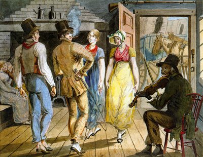 Merrymaking at a Wayside Inn by Pavel Petrovich Svinyin